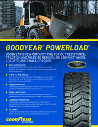 Обложка рекламной листовки Goodyear Powerload