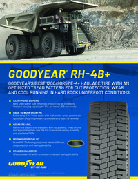 Hoja de venta de Goodyear OTR RH-4B+