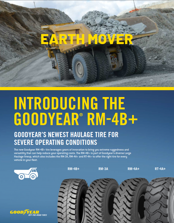 Copertina scheda di vendita Goodyear RM-4B+