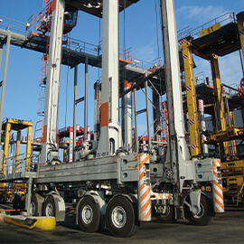 OTR vehicle on site for port/industrial handling