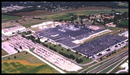 Widok z lotu ptaka zakładu Goodyear w Topeka